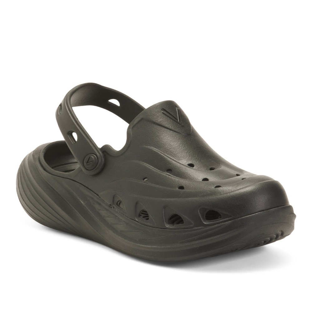New With Box VIONIC Wave Rx Recovery Black Clogs Womens sz 6 Mens 4